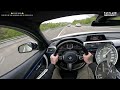 BMW F30 320d | POV Drive on German Autobahn | Top Speed