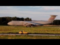 Lockheed C5 Galaxy 70-00461 take off at Ferihegy