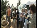 German group at Metula looking over the border into Lebanon