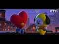 Chimmy e Tata 💛🐶  ❤️👽(Créditos:@BT21_official )★★★★★★★  #rumoaos2k