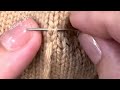 How to Repair a Hole in a Sweater With a Sewing Needle, If You Don't Have a Crochet Hook