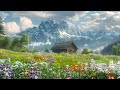 Mountain forest Meadow Wildflowers Cottage Fresh Ambience Relaxing Nature Sounds Birdsongs 8 hours