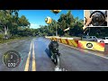 Kawasaki Ninja H2 The Crew Motorfest Steering Wheel Gameplay | Thrustmaster T300RS