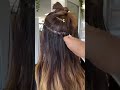 Watch how I do a hair extensions weft move up every six weeks