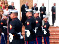 Marine Wedding Sword Ceremony