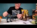 Jurassic World Dominion Dinosaur Toy Action Figures T-Rex & Indoraptor Toy Review AdventureFun!