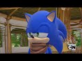 the sonic movie 2 cast destroys a cake #shorts