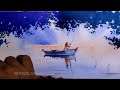 How to paint the reflection in water using watercolor.Easy watercolor painting demo by madhavsanker