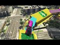 90.0099% People Can Complete This 6X6 Truck Parkour Race Of GTA 5!
