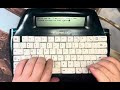 Typing Test of AlphaSmart 3000 with New HotSwap Keyboard Replacement