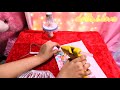 DIY Miniature Lamp for Barbie dolls | diy Lamp for Dolls | Craft Video 13