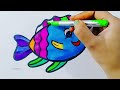 How to draw a Fish step by step | Fish drawing for kids | easy drawing