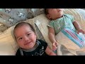 DITL (Day in the Life) with Newborn Triplets | IVF Triplet Boys