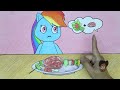 MY LITTLE PONY: Enriched with juice - Enriched with juice | stop motion paper