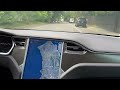 Tesla Model S P85 Driving