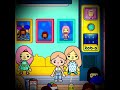 Sad music, mixed with Toca Boca