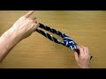 How to Tie a Tie on table - FULL (Double) WINDSOR knot