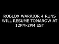 Roblox Warrior 4 UPDATE