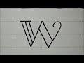 Beautiful hand lettering with a pen | Alphabets Handwriting | Calligraphy