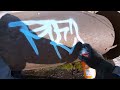 Graffiti bombing on truck. Rebel813, Weckman, Afix .Tagging / Handstyle / Throwups. Part 1. 2022 4K