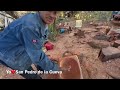 Elaboración de bateas de madera paso a paso por la familia Lucero Moreno