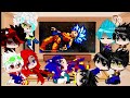 🦔🩵💫Dragon ball And Team Sonic Reacts To | Goku vs Sonic |🐉💙💫