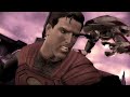 Superman vs General Zod in Injustice Gods Among Us (2013)