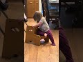 Pretending to fall down, another stage in toddlerhood