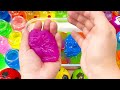 Satisfying ASMR l How To Make Rainbow Heart Cake with Kinetic Sand | Making By Sunny