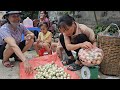 Harvesting Garden Eggs - A Surprising Reunion Between Bun and Grandpa | Lý Thị Thơm