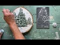 Create Different Size Trees on a  DIY Christmas Sign Using the All New Christmas Tree Mould by IOD