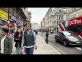 London Spring Walk 🇬🇧 Seven Dials, Piccadilly Circus to MAYFAIR | Central London Walking Tour [HDR]