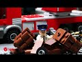 Giant Zombie appears in Lego chaos city - Lego Zombies attack