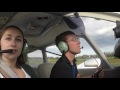 Piper Warrior Transitioning Class Bravo Airspace - ATC audio transition and landing