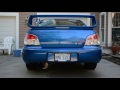 2004 Subaru Wrx Sti, Invidia Catless Downpipe. (Before & After)