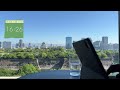 🏯 1 Hour Study With Me in Osaka, Japan | ☀️ Sunny Osaka Castle Views 4K | No Music