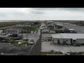 Severe wind and flood damage from Hurricane Ida in South Houma, LA  seen from drone