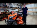 Husqvarna Garden Tractor Mower Poor Man's Power Steering: How To Reduce Steering Effort for Cheap