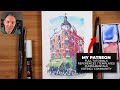 URBAN SKETCHING Tutorial - Simplifying Details For Beginners!