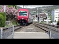 Kleinste Bahnschranke der Schweiz  bei Affoltern am Albis - Smallest railway barrier in Switzerland