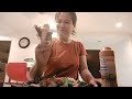 A Healthy dinner - make own meal l by: KAPunay Vlog