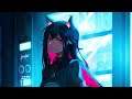 「Futuristic Wolf Girl」 Live Wallpaper