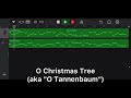 Christmas Songs in GarageBand