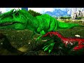 FUI ADOTADO POR UMA T-REX! O BEBÊ GIGANOTOSSAURO! Dinossauro Ark Survival Evolved