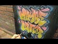 How to Paint Graffiti on BLACK t shirts WITHOUT a hair dryer