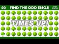 FIND THE ODD EMOJI OUT to Beast this Quiz! | Odd One Out Puzzle | Find The Odd Emoji Quizzes