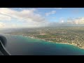 Landing at Barbados Airport - November 2023