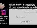 (WORLD RECORD!) SP3 Chapter 1 SPEEDRUN 24.100