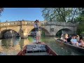 Punting Tour on River Cam. Explore beauty of Historic City Cambridge through the River