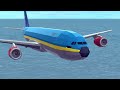 Emergency Landing Into The Sea Failed! Airplane Crashes Landings! Besiege plane crash